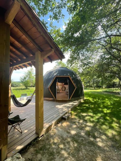 Dome Insolite Lichen Jacuzzi Et Petits-Dejeuners Inclus Gondrin Kültér fotó